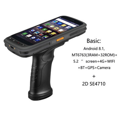 5,2 ósmio Handheld industrial da polegada 8000mAh 32G PDA Android 8,1