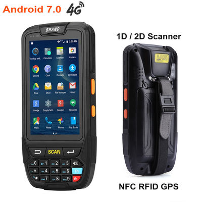4,0 varredor Handheld industrial Android do terminal 4G PDA da polegada 480x800
