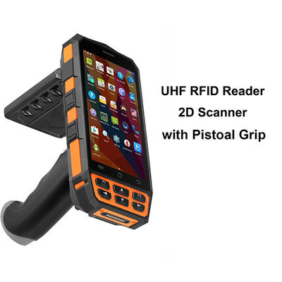 5,0 leitor sem fio da frequência ultraelevada RFID da polegada 2G, varredor da longa distância RFID do CE