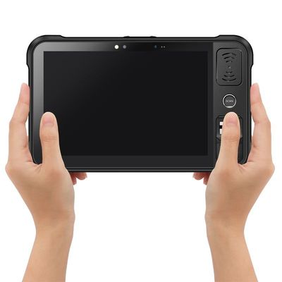 IP65 4G LTE PC 8000mAh da tabuleta de Android de 8 polegadas com exploração da impressão digital da frequência ultraelevada