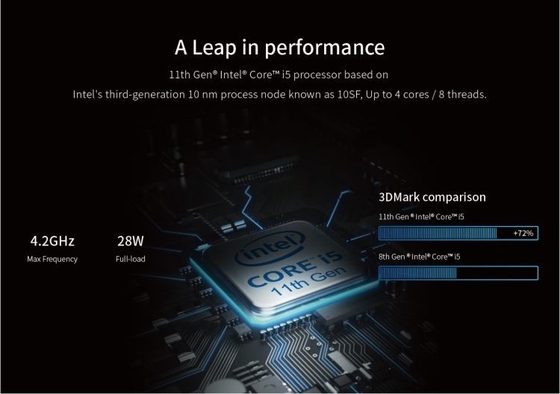 13,3 portátil áspero industrial HDMI 1920x1080 de Windows 10 Intel da polegada
