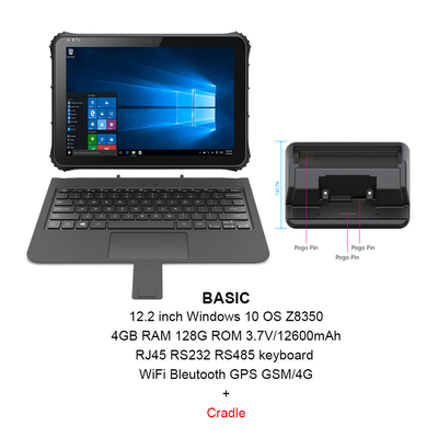 Processador central áspero Z8350 da tabuleta de Windows do 16:10 com apoio ISO/IEC de NFC