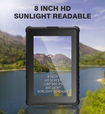 IP67 8 tela legível áspera do PC HD Sunglight da tabuleta da polegada 800×1280