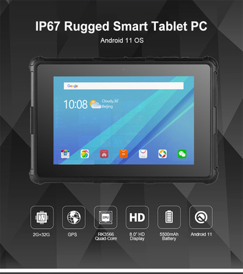 Polegada áspera 800X1280 IPS GPS IP67 Smart RF8R do PC 8 da tabuleta do ósmio de Android