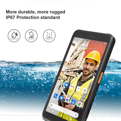 5,7&quot; DE ALTA QUALIDADE DISPOSITIVO HANDHELD de NFC PDA do VARREDOR do CÓDIGO DE BARRAS de 4G + de 64G ANDROID